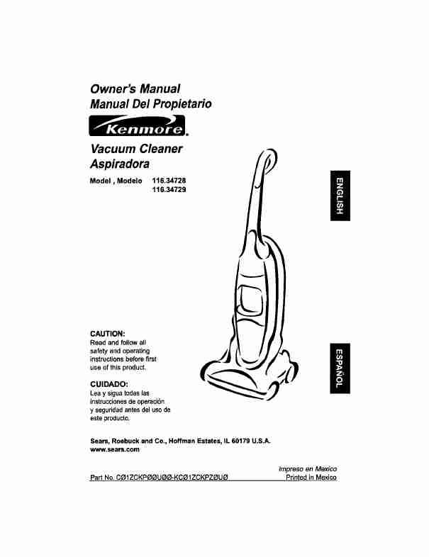 Kenmore Vacuum Cleaner 116_34728-page_pdf